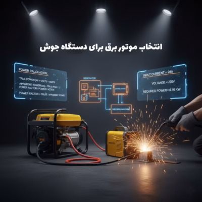 انتخاب موتور برق برای دستگاه جوش