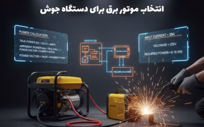انتخاب موتور برق برای دستگاه جوش